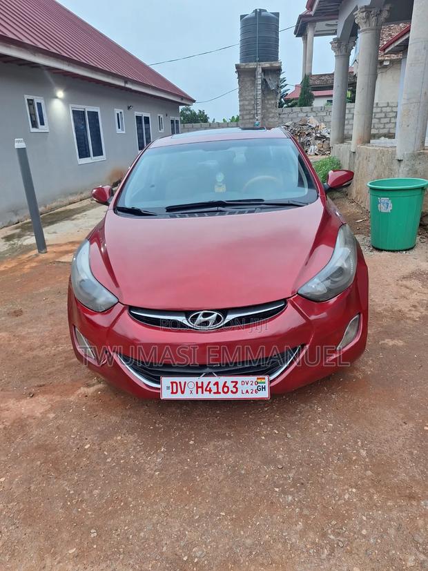 Hyundai Elantra Limited Sedan FWD (1.8L 4cyl 6A) 2013 Red