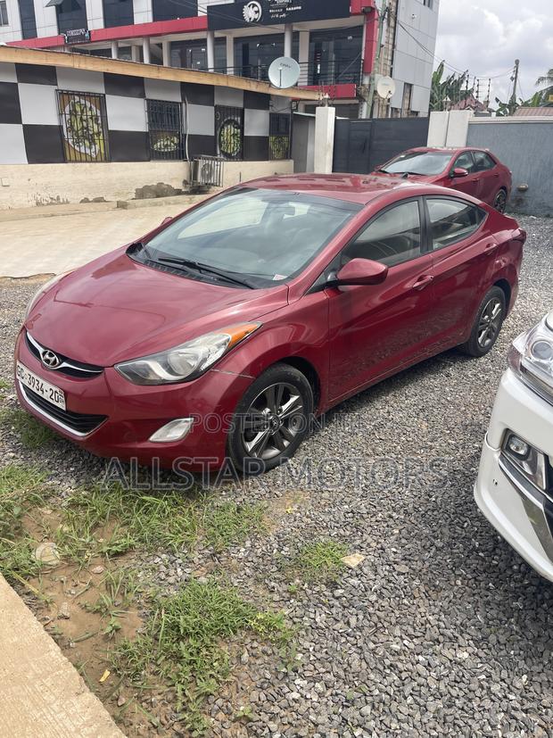Hyundai Elantra GLS Sedan FWD (1.8L 4cyl 6M) 2013 Red
