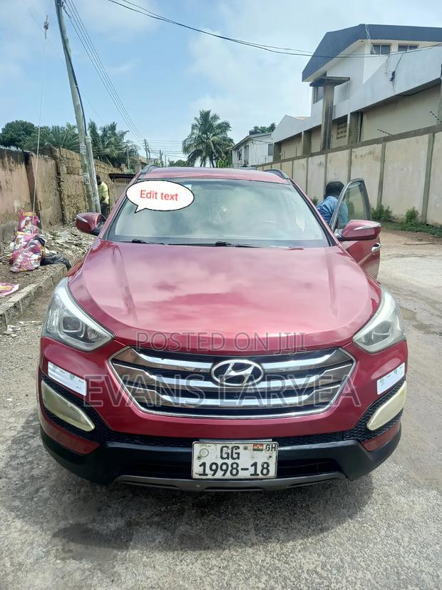 Hyundai Santa Fe 2015 Red