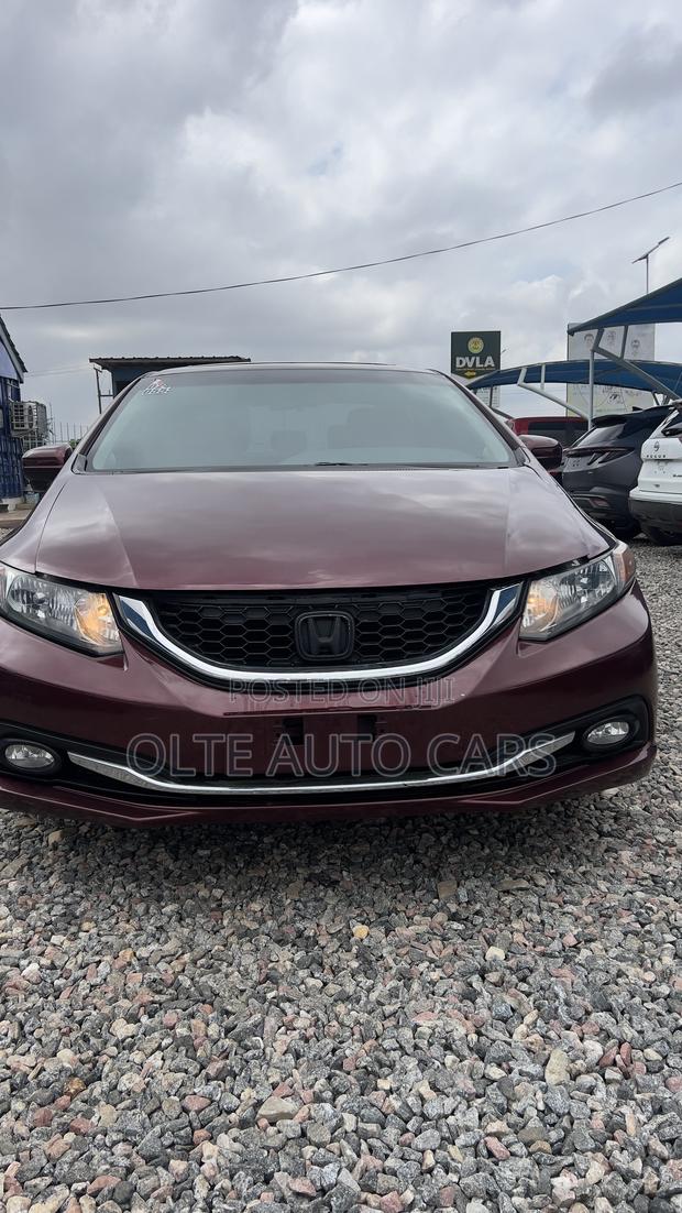 Honda Civic EX-L 4dr Sedan (1.8L 4cyl CVT) 2015 Burgundy