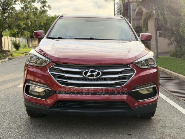 Hyundai Santa Fe SE AWD 2017 Burgundy