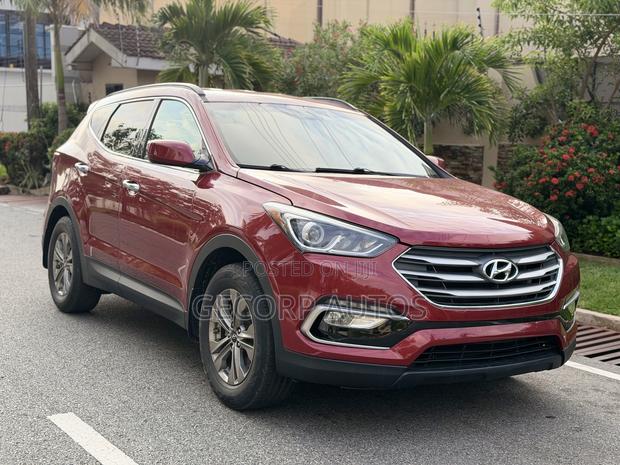 Hyundai Santa Fe SE AWD 2017 Burgundy