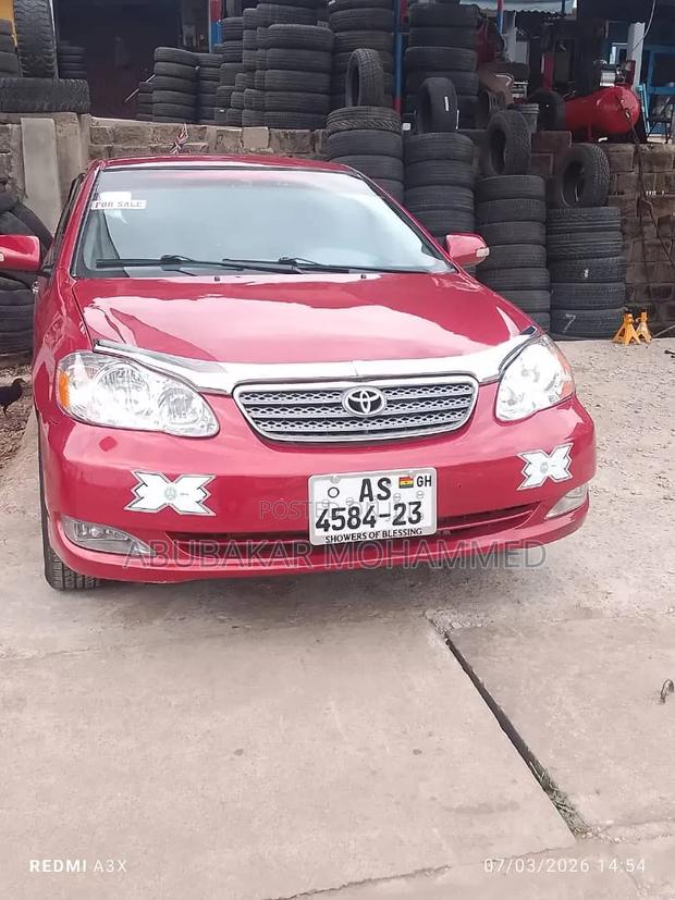 Toyota Corolla 2008 Red