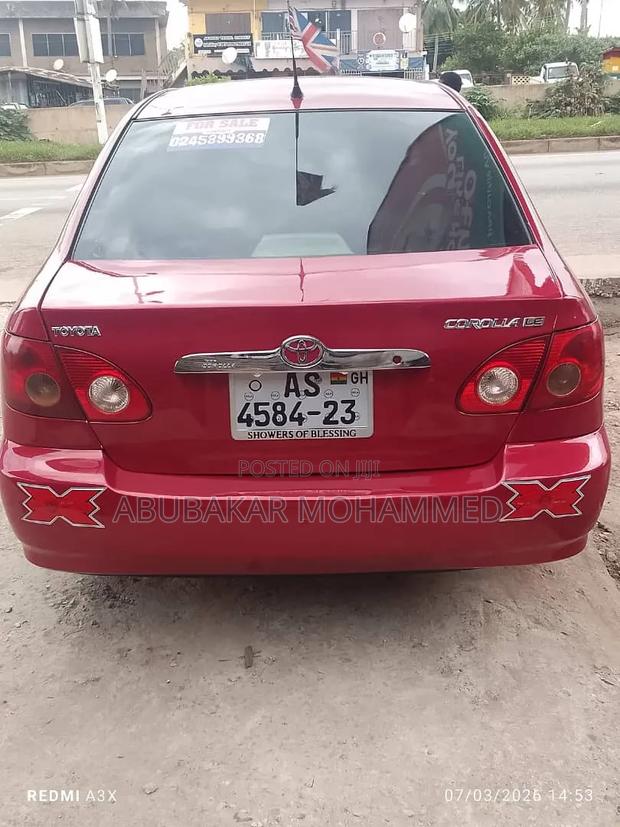 Toyota Corolla 2008 Red