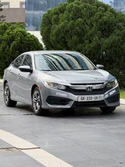 Honda Civic EX Sedan 2018 Silver for sale