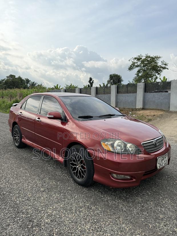 Toyota Corolla S 2007 Red