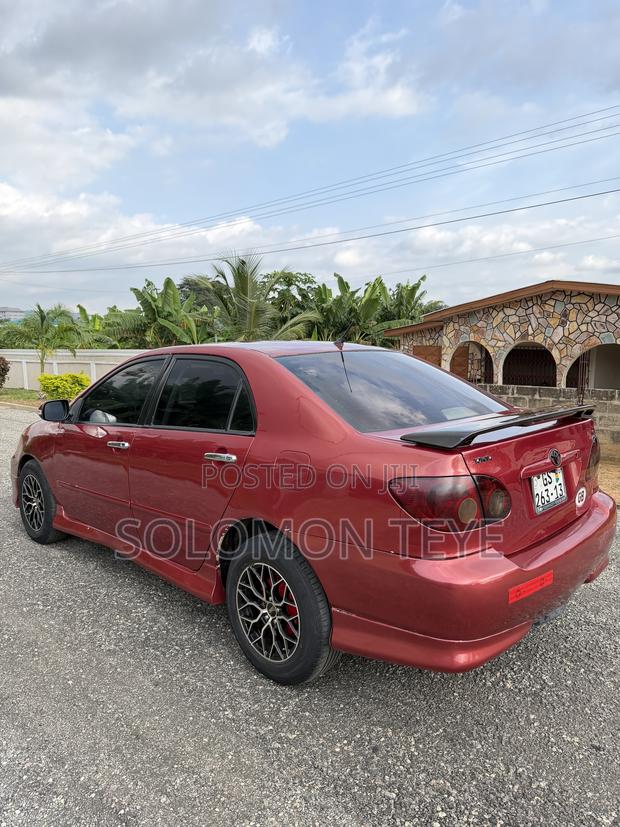 Toyota Corolla S 2007 Red