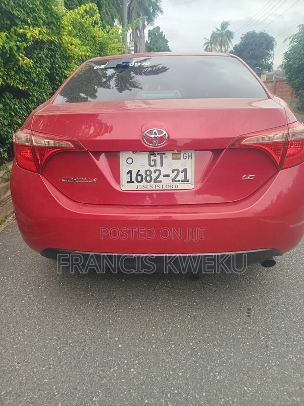 Toyota Corolla LE ECO w/Package 1 4dr Sedan (1.8L 4cyl CVT) 2017 Red
