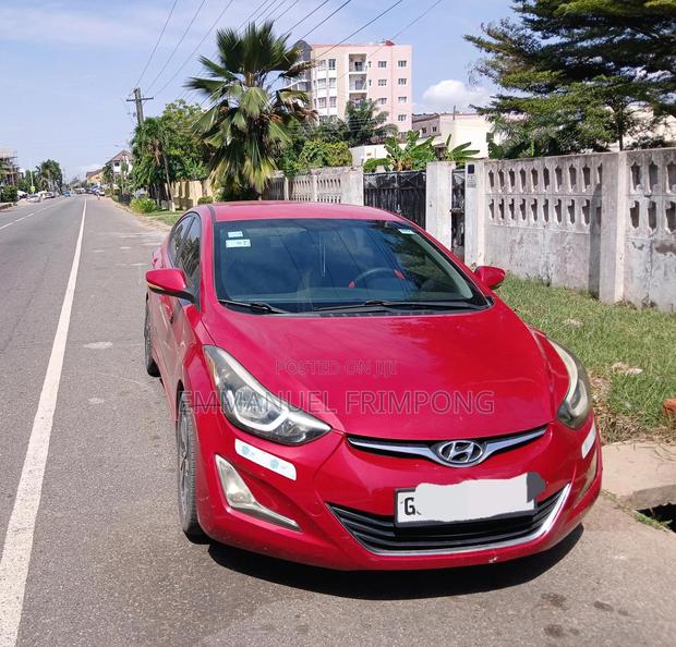 Hyundai Elantra 2015 Red