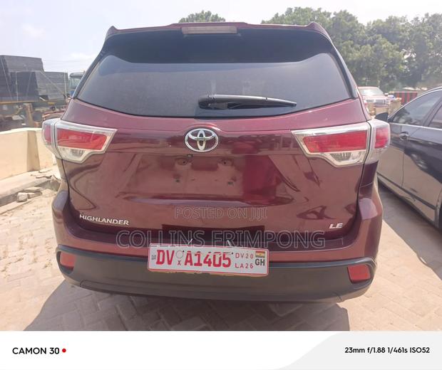 Toyota Highlander 2014 Burgundy