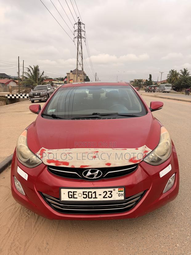 Hyundai Elantra Limited Sedan FWD (1.8L 4cyl 6A) 2013 Red