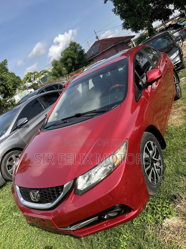 Honda Civic EX 4dr Sedan (1.8L 4cyl CVT) 2015 Red