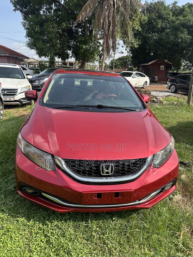 Honda Civic EX 4dr Sedan (1.8L 4cyl CVT) 2015 Red