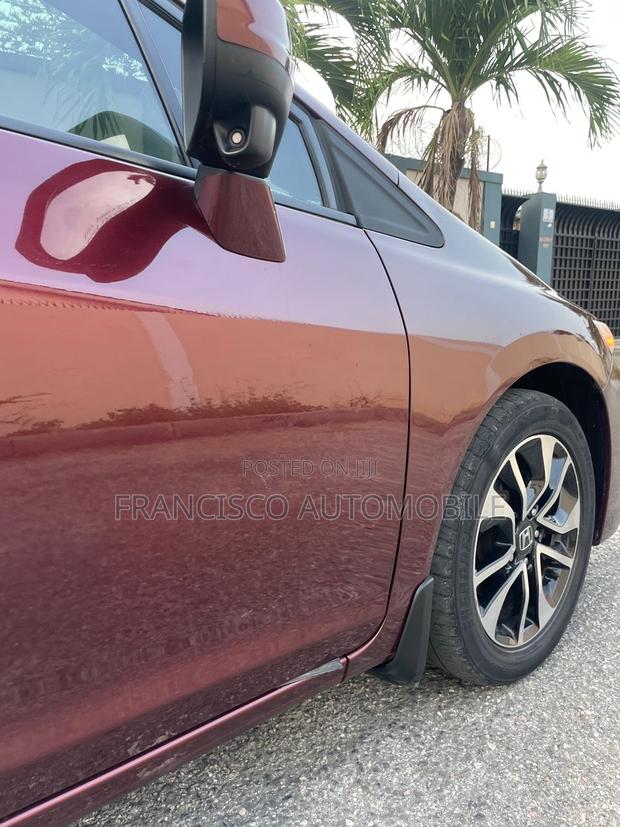 Honda Civic EX 4dr Sedan (1.8L 4cyl CVT) 2015 Burgundy