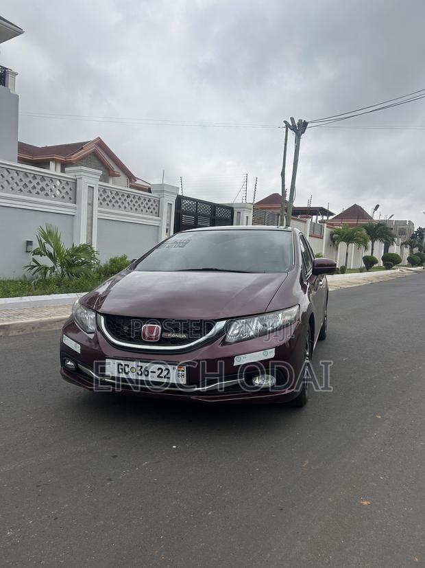 Honda Civic EX-L 4dr Sedan (1.8L 4cyl CVT) 2015 Burgundy