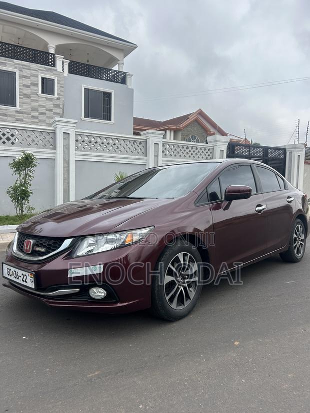 Honda Civic EX-L 4dr Sedan (1.8L 4cyl CVT) 2015 Burgundy