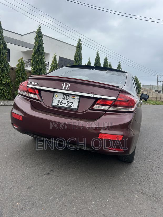 Honda Civic EX-L 4dr Sedan (1.8L 4cyl CVT) 2015 Burgundy