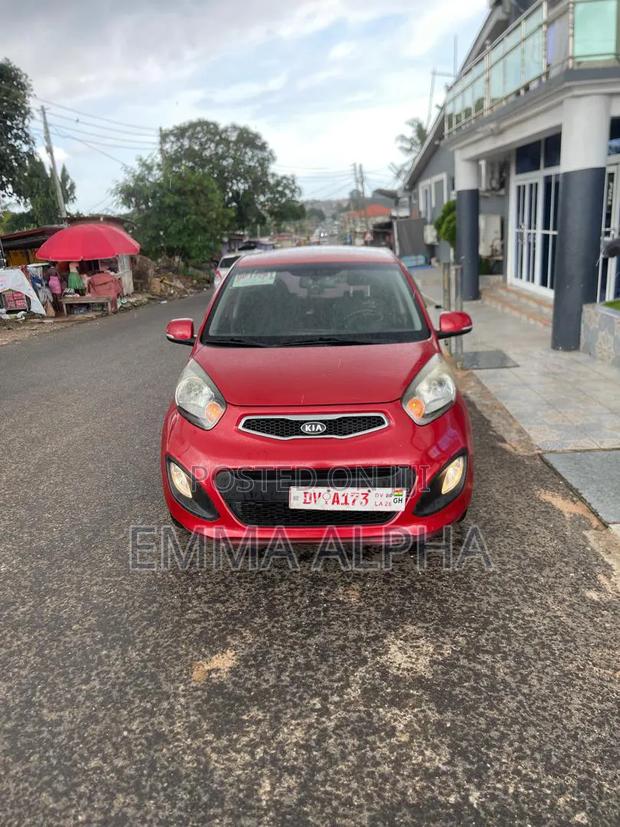 Kia Morning 2014 Red