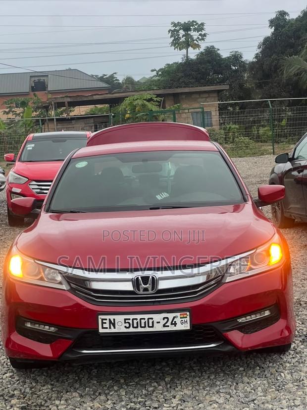 Honda Accord Sport 4dr Sedan FWD (2.4L 4cyl 2A) 2016 Red