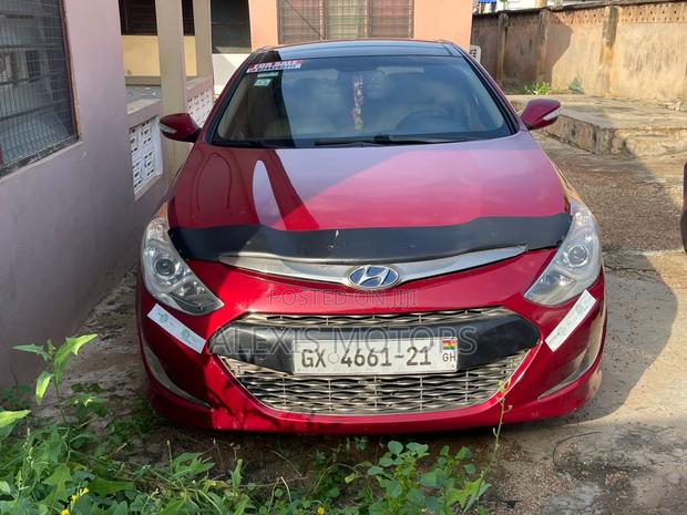 Hyundai Sonata Hybrid 2012 Red