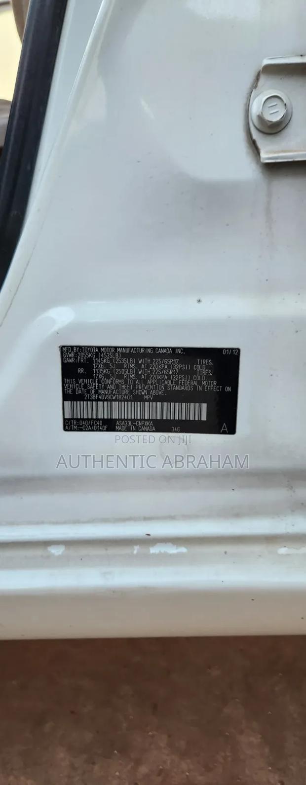 Toyota RAV4 2012 White