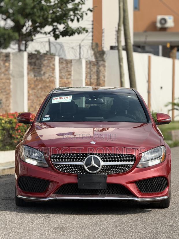 Mercedes-Benz C300 Sport 4Matic Sedan AWD (2.0L 4cyl 7A) 2017 Red