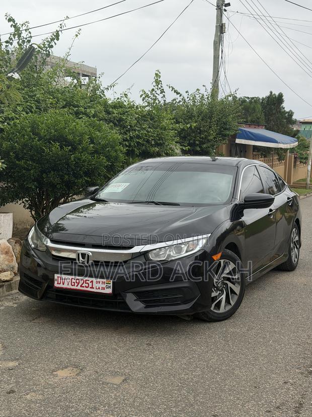Honda Civic LX 4dr Sedan (2.0L 4cyl) 2016 Black