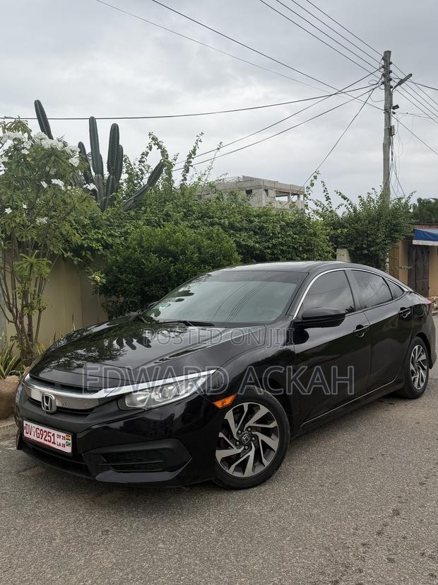 Honda Civic LX 4dr Sedan (2.0L 4cyl) 2016 Black