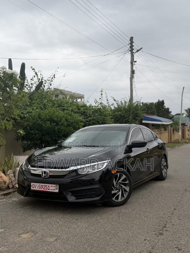 Honda Civic LX 4dr Sedan (2.0L 4cyl) 2016 Black