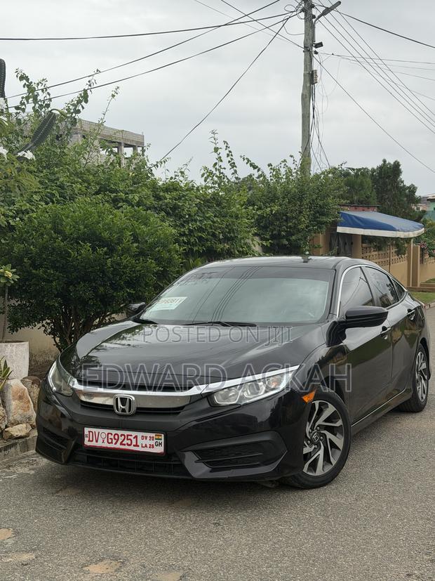 Honda Civic LX 4dr Sedan (2.0L 4cyl) 2016 Black