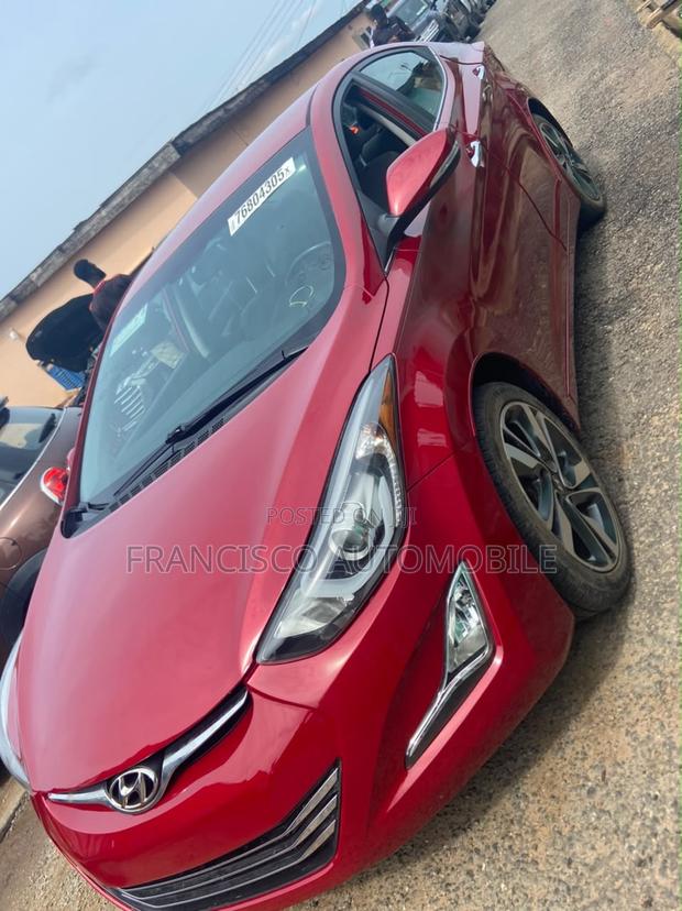 Hyundai Elantra Limited 4dr Sedan (1.8L 4cyl 6A) 2015 Red