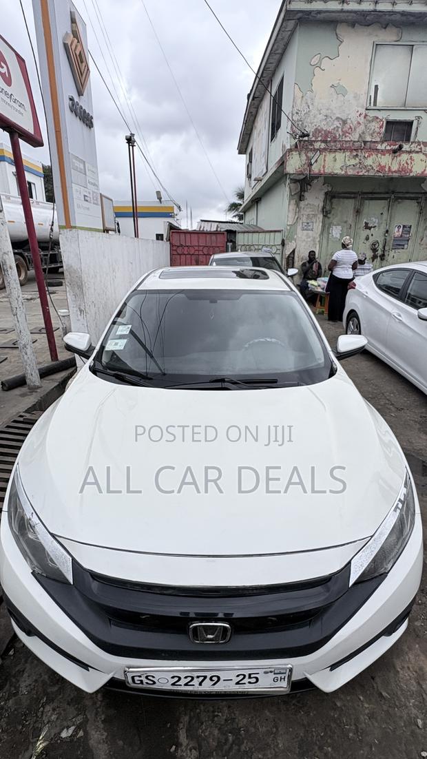 Honda Civic EX-L Sedan 2018 White