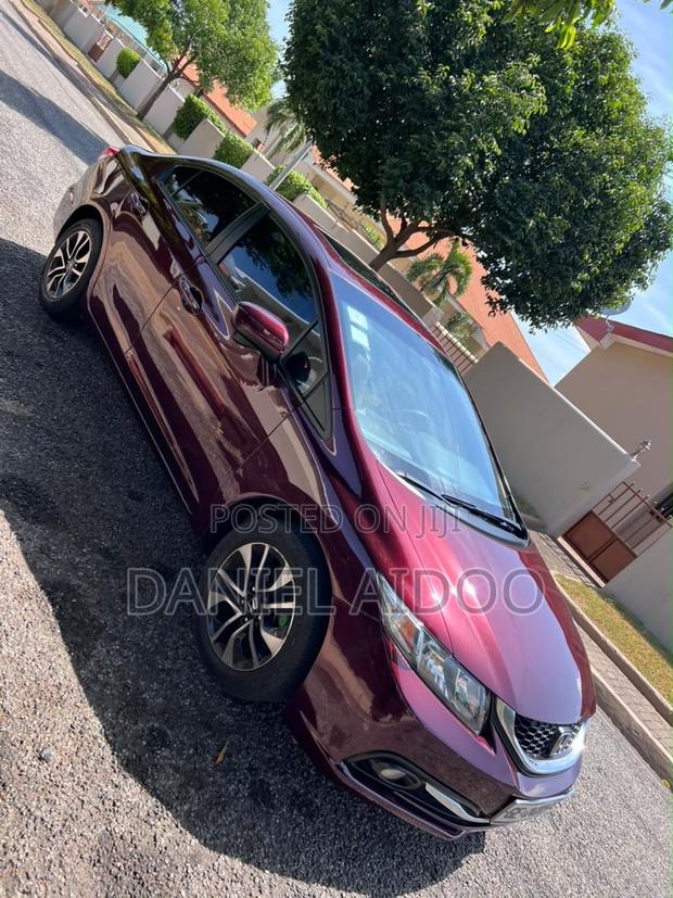 Honda Civic EX 4dr Sedan (1.8L 4cyl CVT) 2014 Burgundy