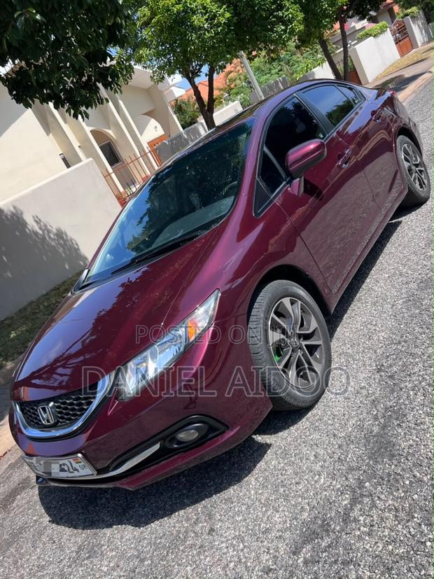 Honda Civic EX 4dr Sedan (1.8L 4cyl CVT) 2014 Burgundy
