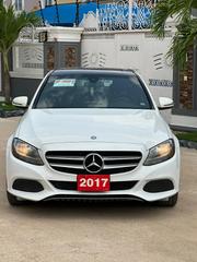 Mercedes-Benz C300 Luxury 4matic Sedan AWD (2.0L 4cyl 7A) 2017 White for sale