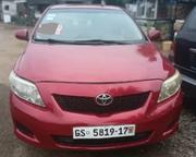 Toyota Corolla LE 4dr Sedan (1.8L 4 cyl 4A) 2009 Red for sale