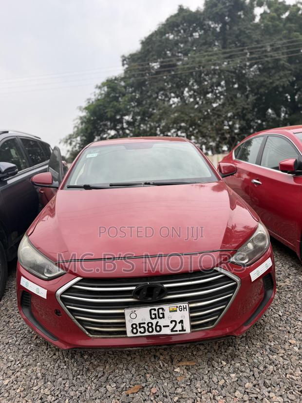 Hyundai Elantra 2017 Red