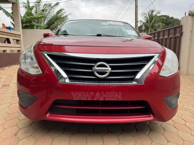 Nissan Versa 1.6 S 4dr Sedan (1.6L 4cyl 4A) 2015 Red