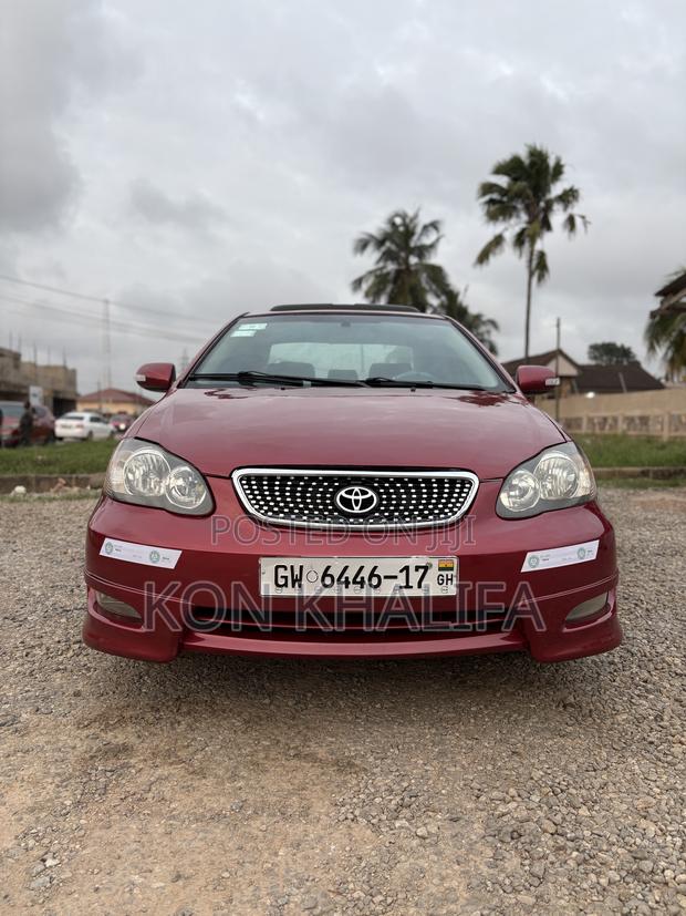Toyota Corolla S 2007 Red