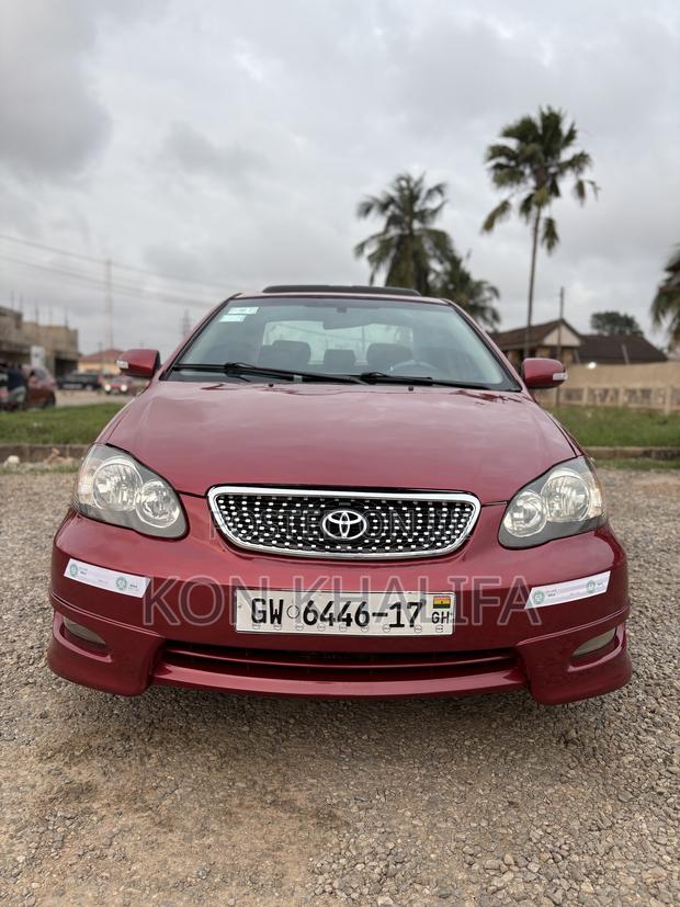 Toyota Corolla S 2007 Red
