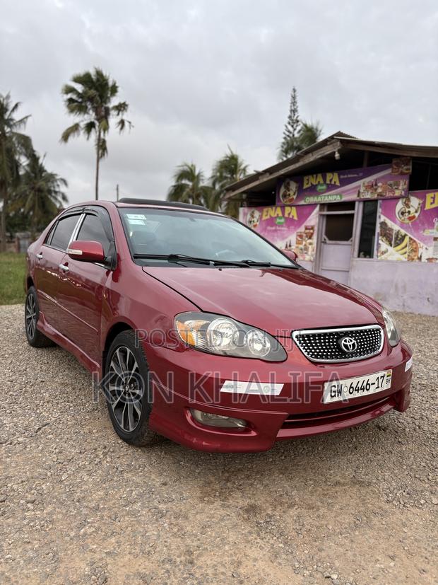 Toyota Corolla S 2007 Red