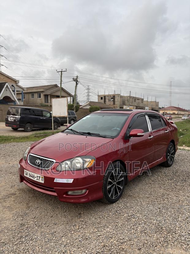 Toyota Corolla S 2007 Red