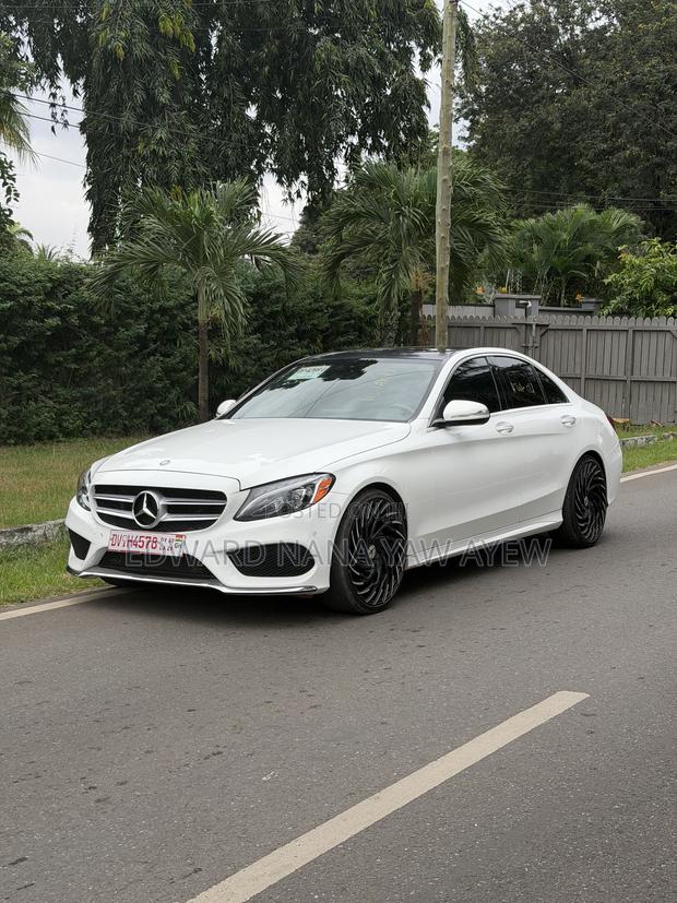 Mercedes-Benz C300 Luxury 4Matic Sedan AWD (2.0L 4cyl 7A) 2016 White