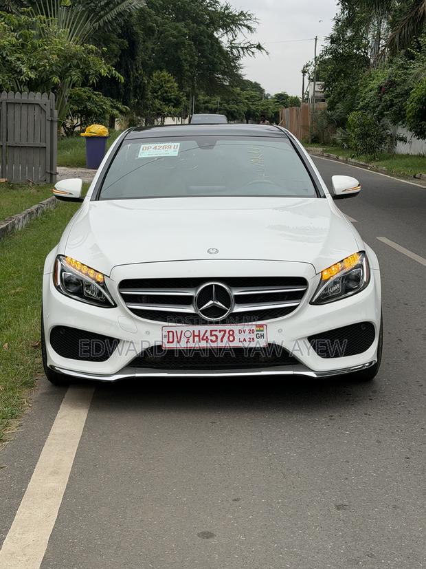 Mercedes-Benz C300 Luxury 4Matic Sedan AWD (2.0L 4cyl 7A) 2016 White
