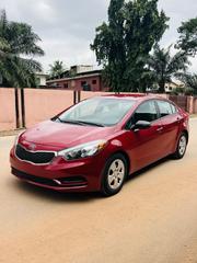 Kia Forte LX Sedan 2015 Red for sale