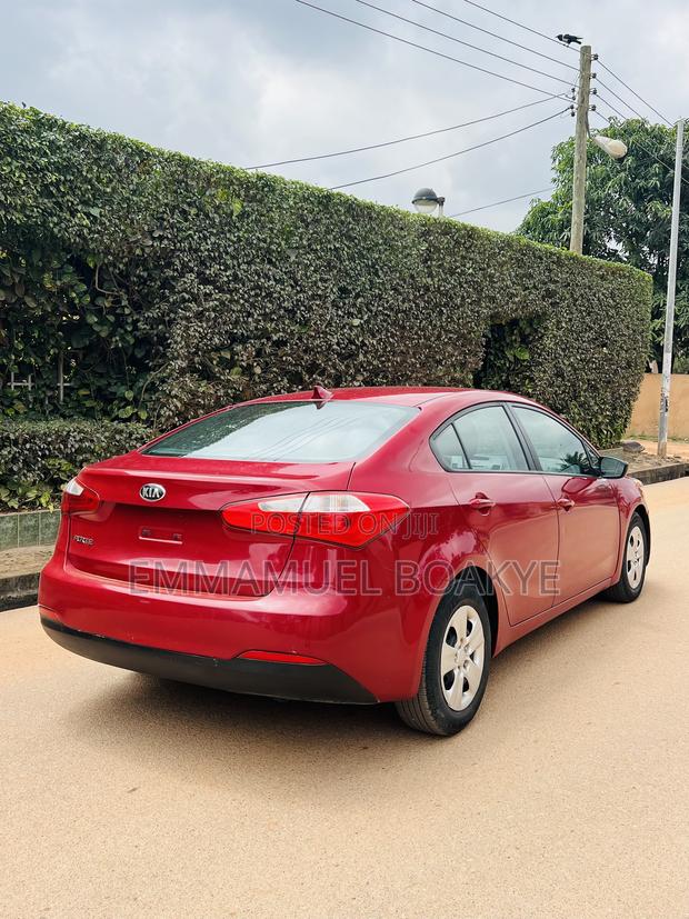 Kia Forte LX Sedan 2015 Red
