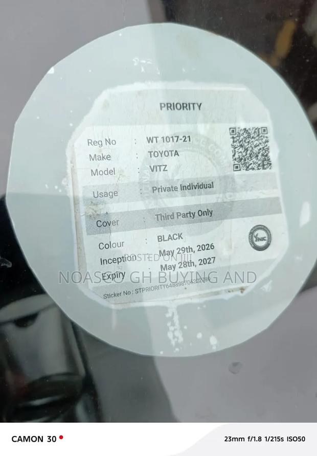 Toyota Vitz 2009 Black