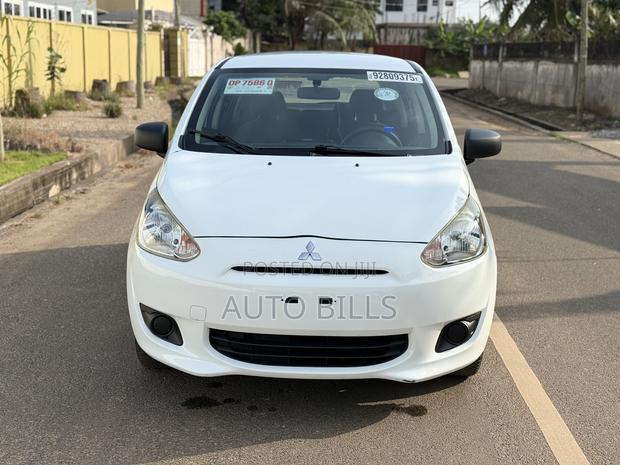 Mitsubishi Mirage DE 4dr Hatchback (1.2L 3cyl CVT) 2015 White