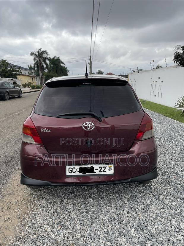 Toyota Vitz 1.3 FWD 5dr 2009 Burgundy