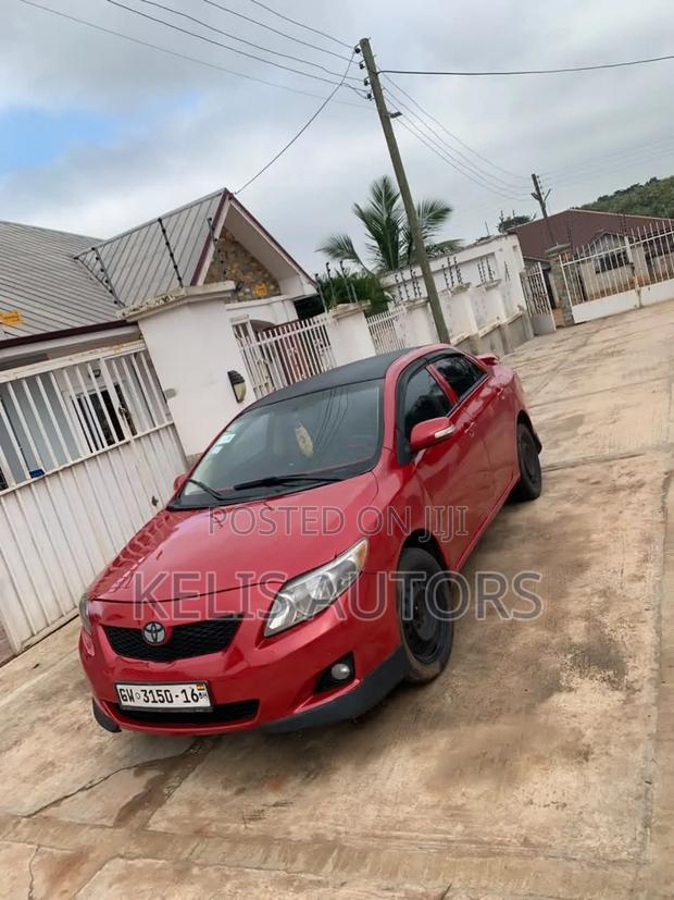 Toyota Corolla 2009 Red